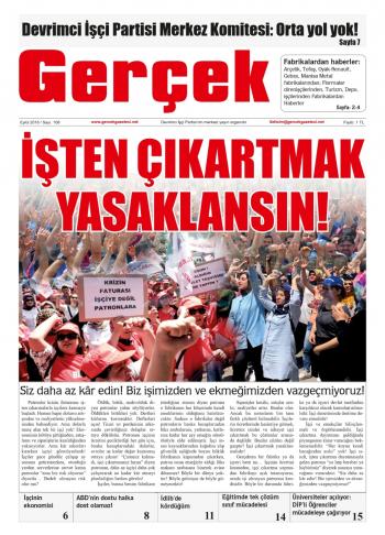 Gerçek Gazeyesi Sayı 108 Eylül 2018