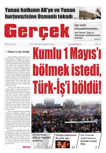 Gerçek Sayı 31 - Mayıs 2012