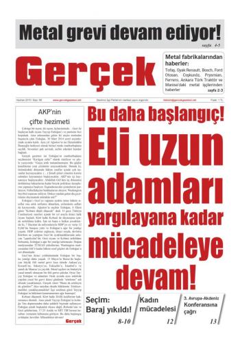 Gerçek Gazetesi Haziran 2015 Sayı 68