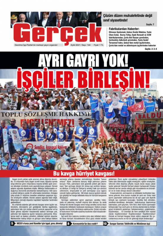 Gerçek Gazetesi Sayı 144