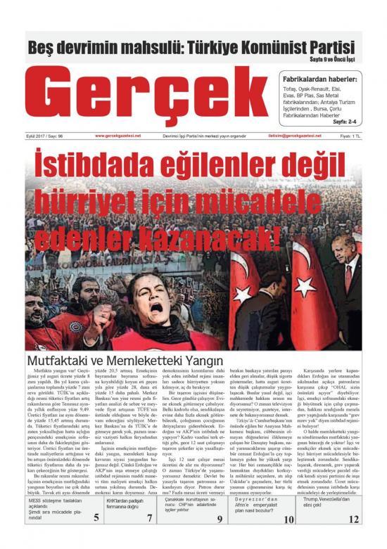 Gerçek Sayı 96 - Eylül 2017