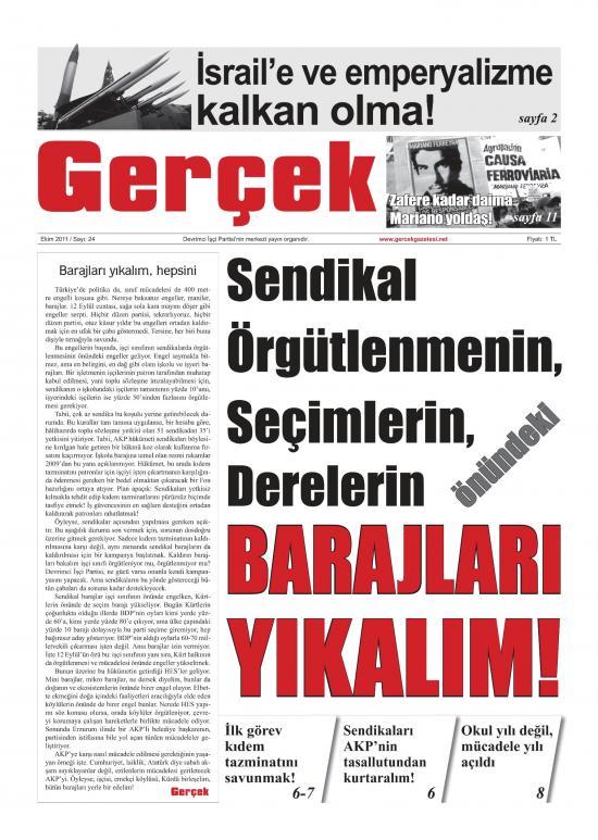 Gerçek Sayı 24 - Ekim 2011