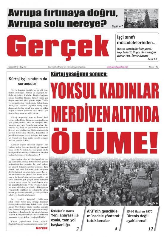 Gerçek Sayı 32 - Haziran 2012