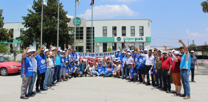 Süperpak grevi 5 ayı geride bıraktı Süperpak grevi 5 ayı geride bıraktı
