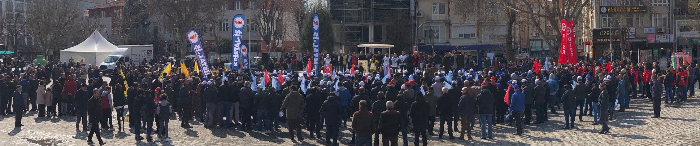 Lüleburgaz Emek Platformu miting Lüleburgaz Emek Platformu miting