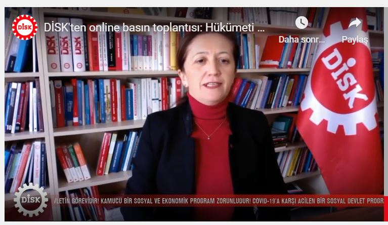 DİSK hükümete 48 saat süre verdi DİSK hükümete 48 saat süre verdi