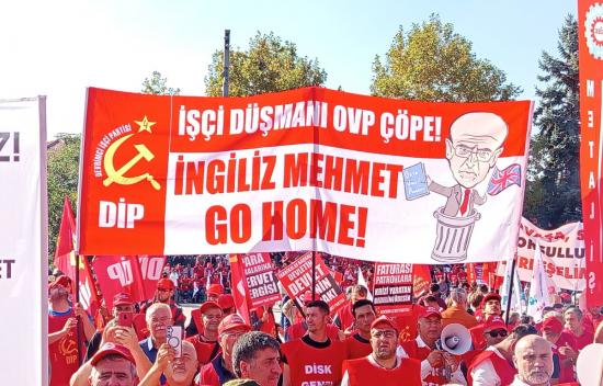 Uzlaşma yok! Sınıf kavgası var!