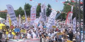 Beyaz miting 29 Mayıs Sağlık Emekçileri