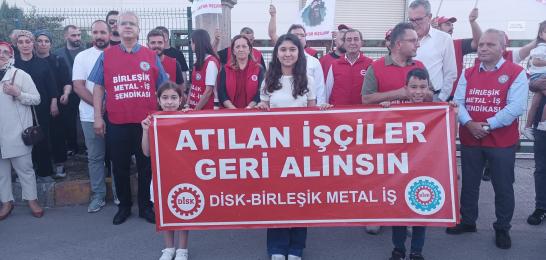 SAG Hidrolik işçisi sendikal hakları için direnişe devam ediyor!