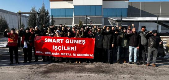 Gebze Smart Solar’dan bir işçi: Yaşasın onurlu mücadelemiz!