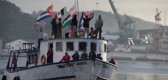 Kuşatma altındaki Küba’ya dünya halkları sahip çıkıyor
