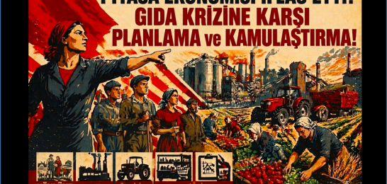 Piyasa ekonomisi iflas etti! Gıda krizine karşı planlama ve kamulaştırma!
