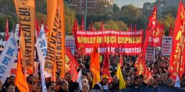 İstanbul’da miting: “Krizin faturasını krizi yaratanlar ödesin”