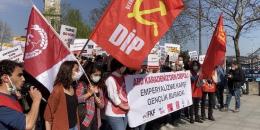 Amerikan emperyalizmine karşı gençlik örgütleri Dolmabahçe’den haykırdı: ABD Karadeniz’den defol!