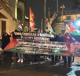 Emperyalizmin Paris’te susturmaya çalıştığı ses İstanbul’da yankılandı: Corç Abdullah’a özgürlük!