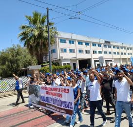 TPI grevi tüm coşkusu ile devam ediyor! 
