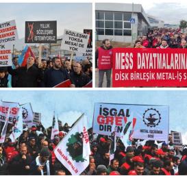 MESS’in sefalet dayatmasına geçit yok! Metal işçisi sadaka değil hakkını istiyor!