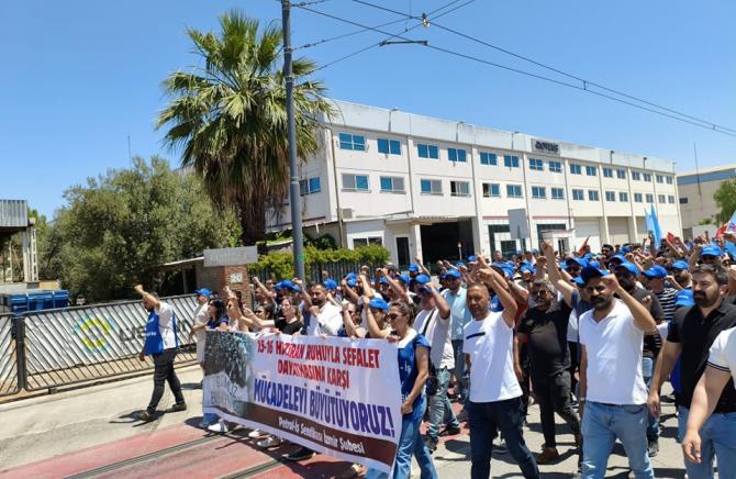 TPI grevi tüm coşkusu ile devam ediyor! 