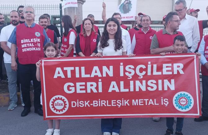 SAG Hidrolik işçisi sendikal hakları için direnişe devam ediyor!