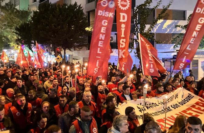 İşçi düşmanı Cemil Tugay yenilecek, direnen belediye işçileri kazanacak!
