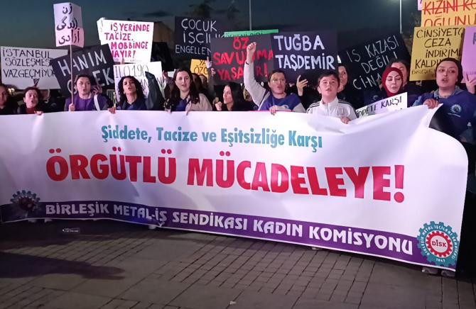 Erkek egemen kapitalist sistemi yıkmak için emekçi kadınlar en öne!