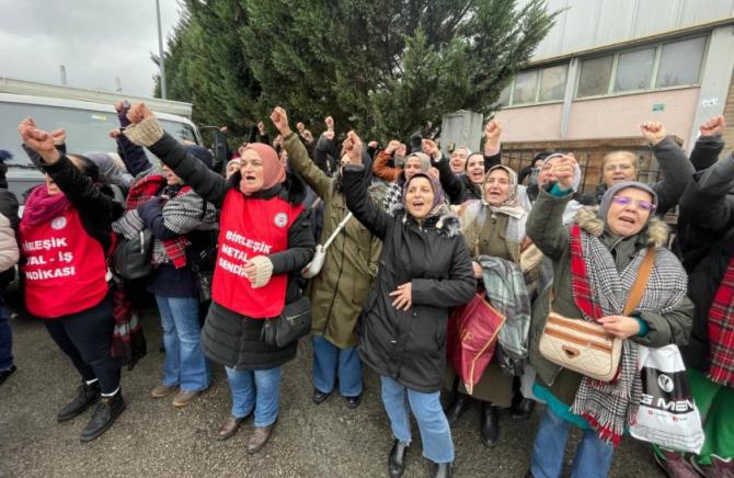 Korku nedir bilmeyen emekçi kadınlar hep en önde!