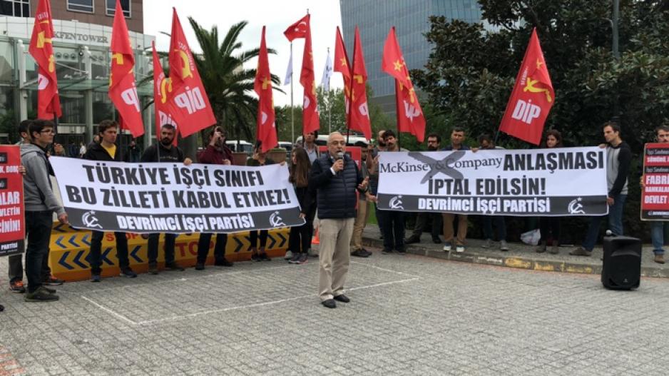 DİP Mckinsey eylemi 4 Ekim 2018 DİP Mckinsey eylemi 4 Ekim 2018
