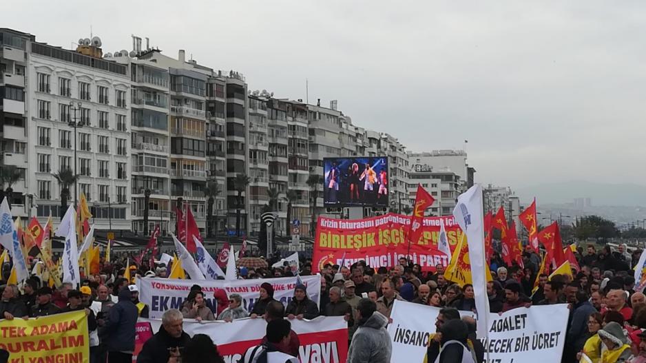 KESK İzmir mitingi KESK İzmir mitingi