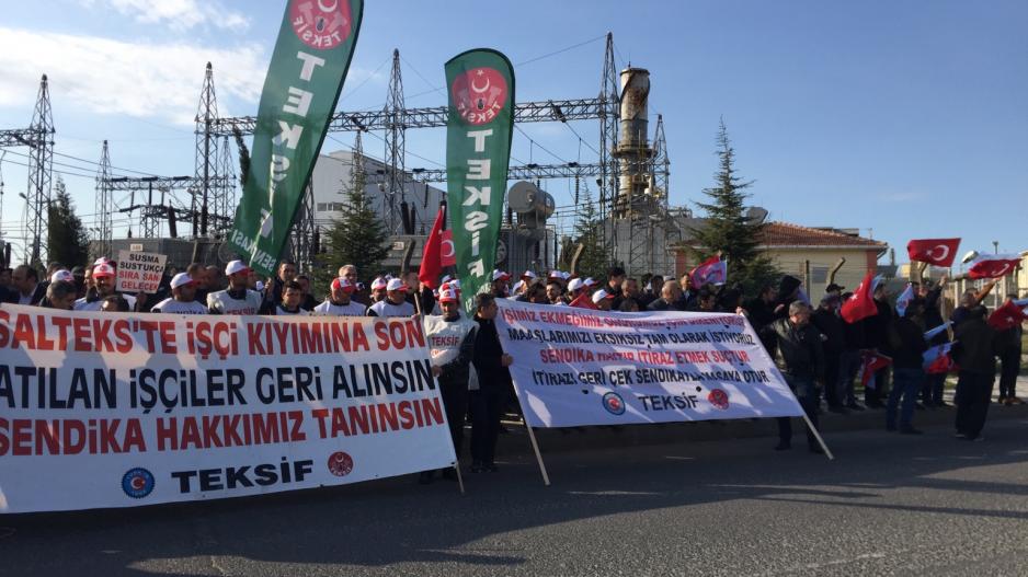 Altın İplik işçileri alacaklarını taksitle değil, söke söke aldı