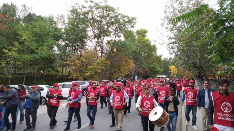 ODTÜ’de işçilerden bir günlük uyarı grevi