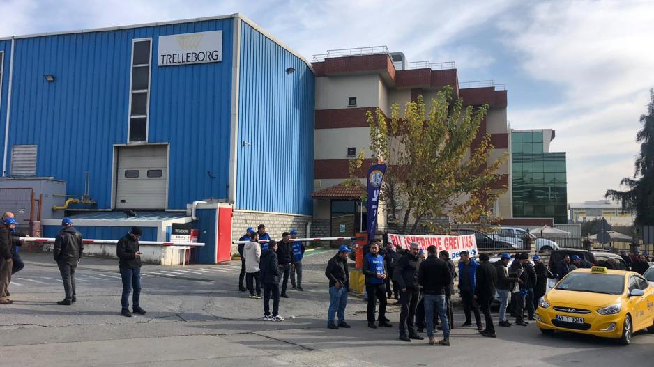 Trelleborg fabrikasında grev