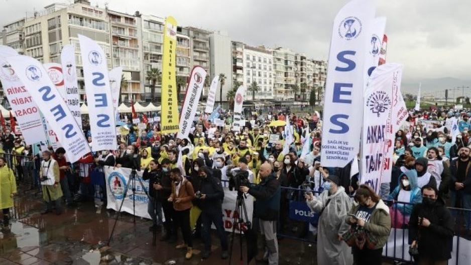 Sağlık emekçileri insanca yaşama koşulları için mücadeleye devam ediyor
