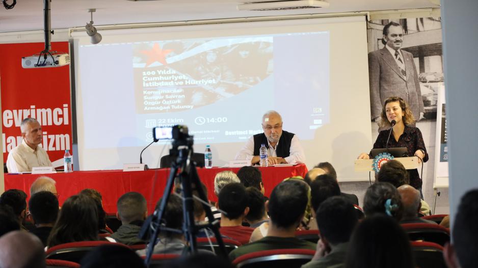 Devrimci Marksizm dergisinden 100 yılda cumhuriyet konferansı: Cumhuriyet, istibdad, hürriyet!