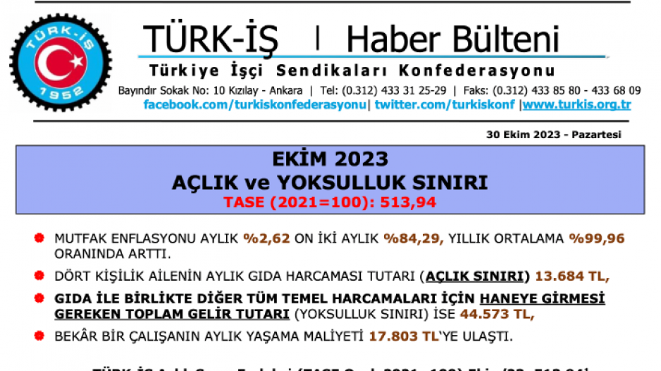 TÜİK enflasyonunda şaibe bitmiyor: İktidar işçiyi emekçiyi emekliyi TÜİK’le eziyor!