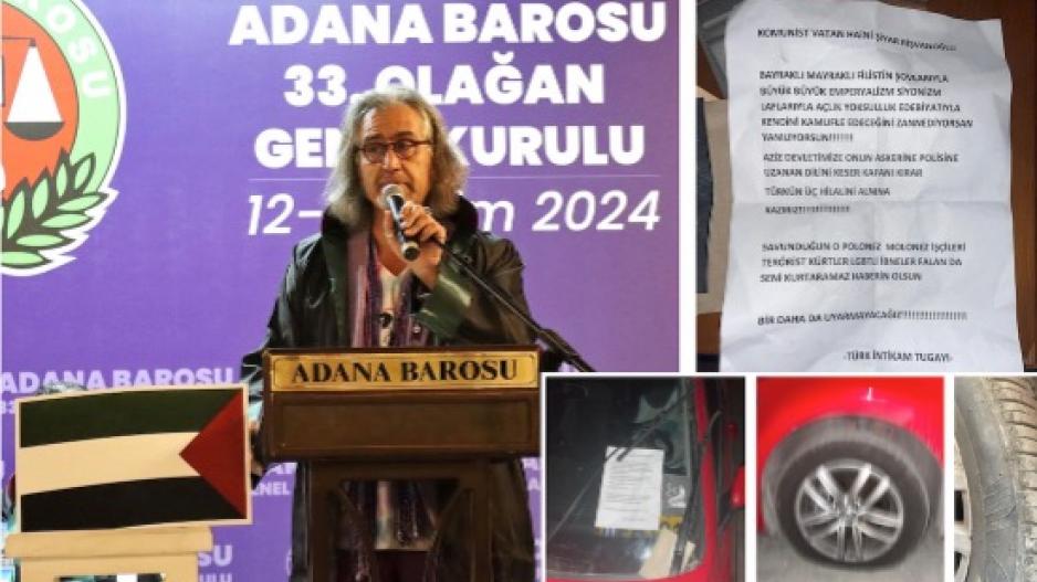 Devrimcilerin, Kürtlerin, kadınların, işçilerin, ezilenlerin avukatı, DİP üyesi Şiar Rişvanoğlu'na yönelik faşist tehditlere karşı dayanışma